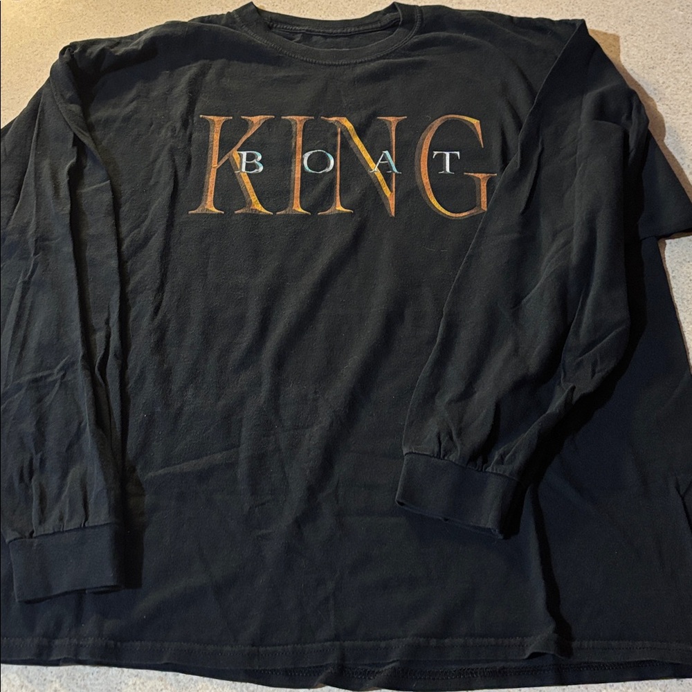 Black Long Sleeve Shirt Lil Yachty King Boat Graphic